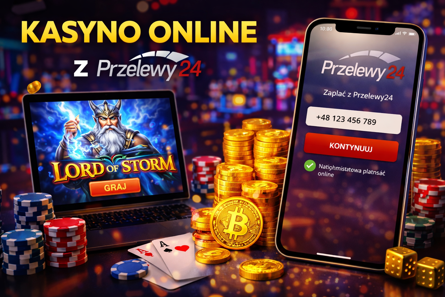 Kasyno online z Przelewy24