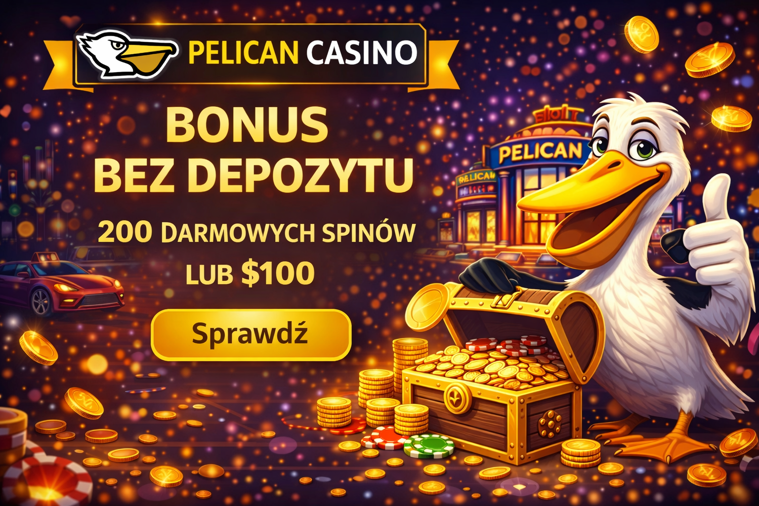 Pelican Casino bonus bez depozytu